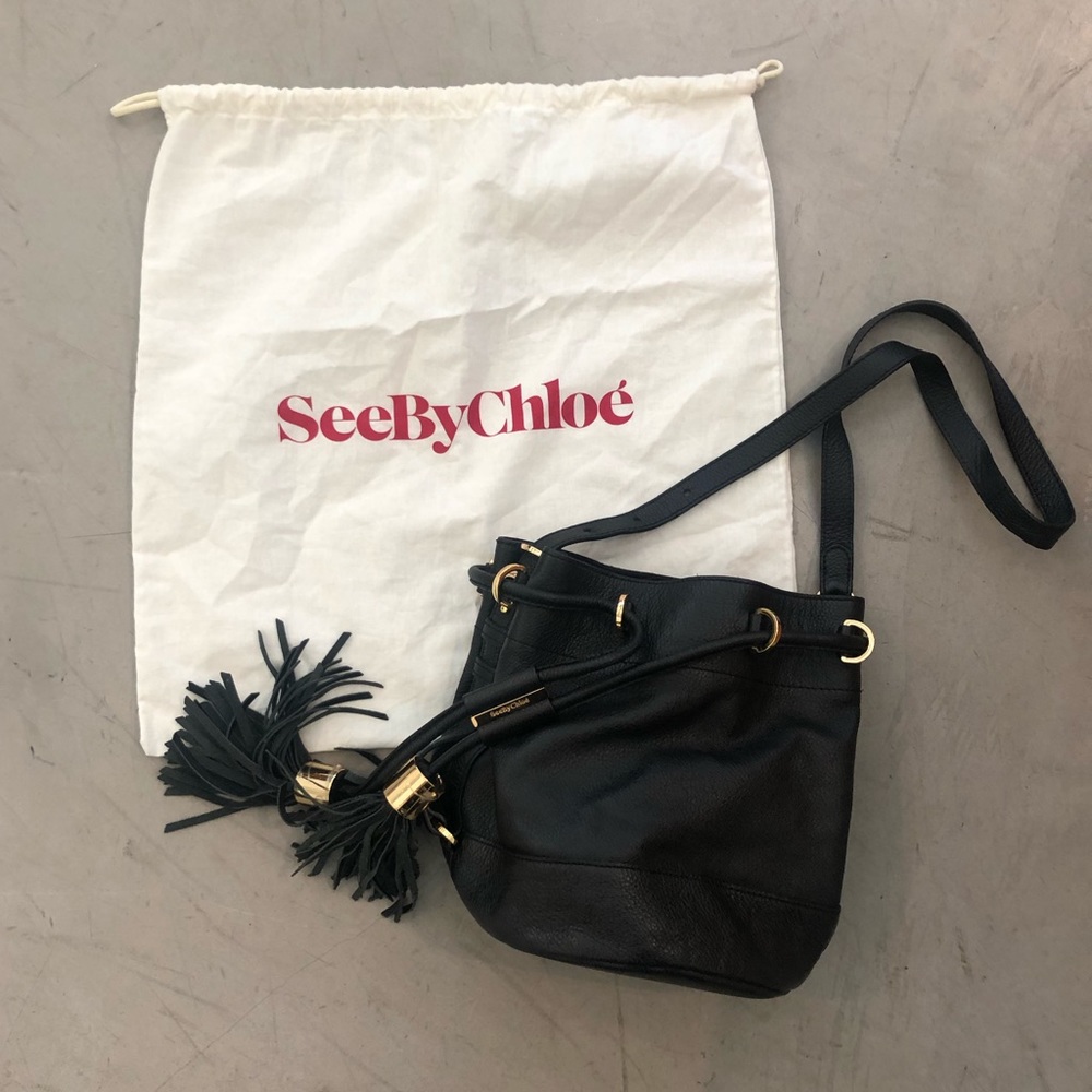 See by Chloe leather bucket bag